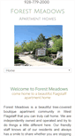 Mobile Screenshot of forestmeadowsflagstaff.com